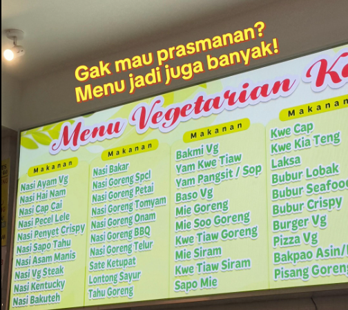 Restoran vegetarian Pontianak
